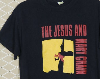 The Jesus and Mary Chain Shirt, Vintage Rare T-shirt, Goth The Jesus and Mary Chain Shirt, Vintage Rare T-shirt, Goth