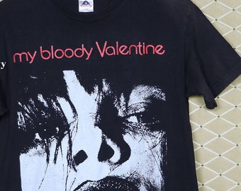 My Bloody Valentine Shirt, Vintage Rare T-shirt Shoegaze Cocteau