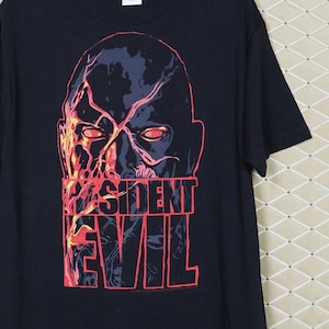 Resident Evil shirt, horror movie vintage rare game shirt Alien Aliens Terminator Bladerunner Star Wars Trek Species The Thing Sci-Fi