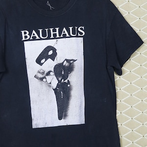 Bauhaus T-shirt, black tee shirt vintage rare Peter Murphy Love and Rockets Tones on Tail, Cure goth gothic Siouxsie Banshees Sisters Mercy