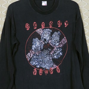 Skinny Puppy shirt, vintage rare T-shirt, Download Pigface Cyberaktif Psyche Ministry Throbbing Gristle NIN Nitzer Ebb, long sleeve