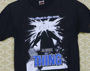 The Thing shirt, vintage rare horror movie t-shirt, Alien Predator Bladerunner Total Recall Species zombie, John Carpenter science fiction
