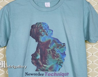 New Order T-shirt, Joy Division, Vintage Rare Technique Tee Shirt