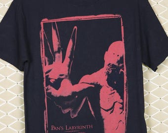 PAN'S LABYRINTH t-shirt 2006 vintage rare, horror Legend Willow Lord Rings Hellboy Labyrinth Mandalorian