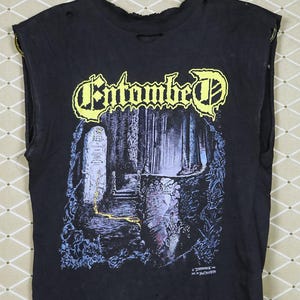 Entombed shirt 1990 Left Hand Path vintage death metal shirt Dismember Bolt Thrower Carcass Morbid Morgoth Testament Behemoth Slayer Exodus