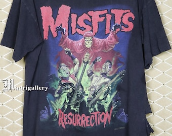 Misfits t-shirt, vintage rare tee shirt, Samhain Danzig Dead Kennedys Ramones Type O Negative Rancid 45 Grave Meteors Minor Threat