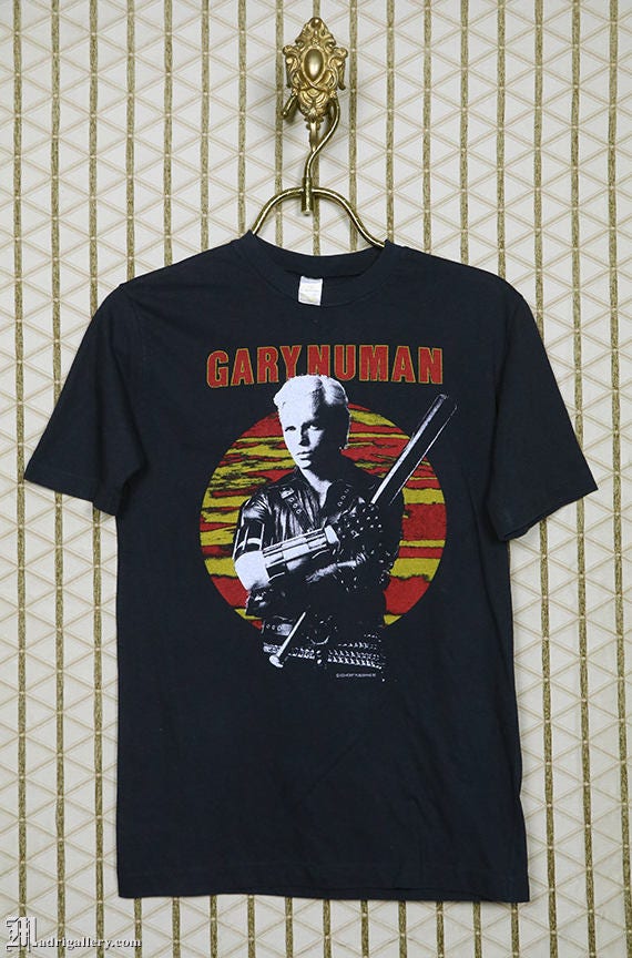 Gary Numan shirt, vintage rare T-shirt, Warriors … - image 1
