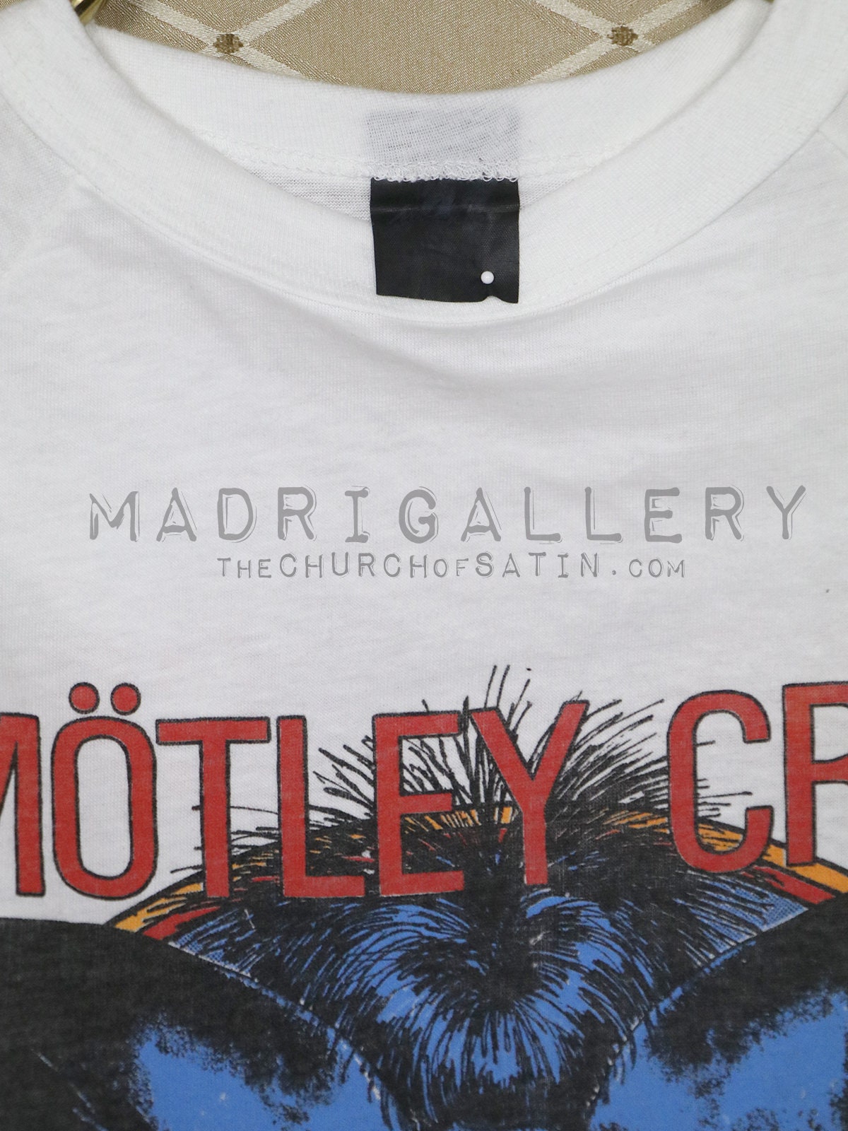 Motley Crue 1984 Tour Shirt Vintage Rare T-shirt, Kiss W.A.S.P. 