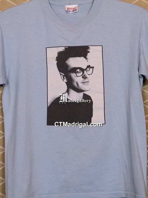 Morrissey t-shirt, Smiths vintage rare blue shirt… - image 2