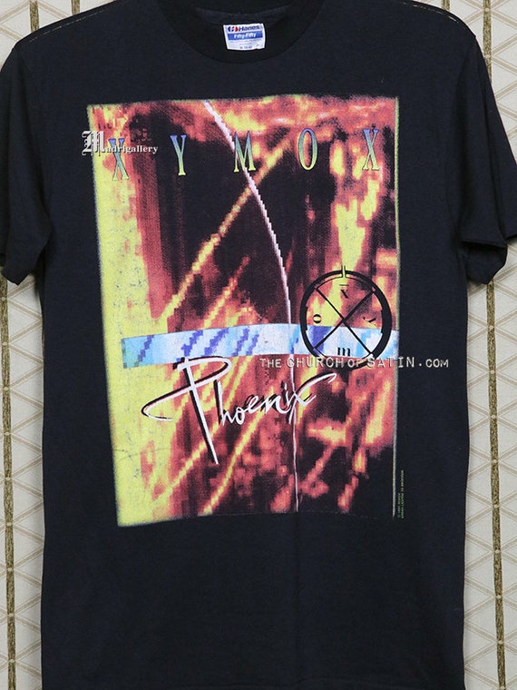 Xymox t-shirt, Clan of, vintage rare tee shirt, g… - image 2