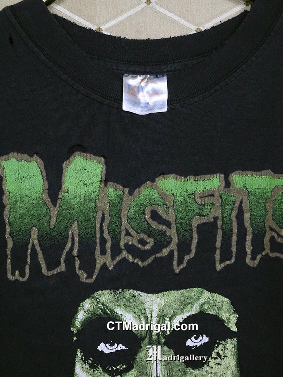 『希少』Misfits vintage 蓄光ロンT Msize 希少』Misfits vintage 蓄光ロンT Msize