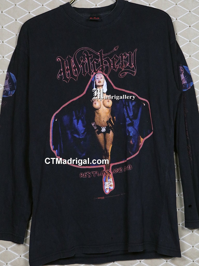Witchery T shirt Vintage Rare Black Death Thrash Metal Shirt