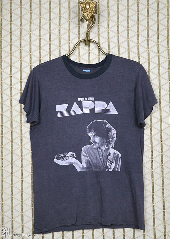 Frank Zappa T-shirt, Vintage Rare, Soft Thin Faded Black Tee Shirt