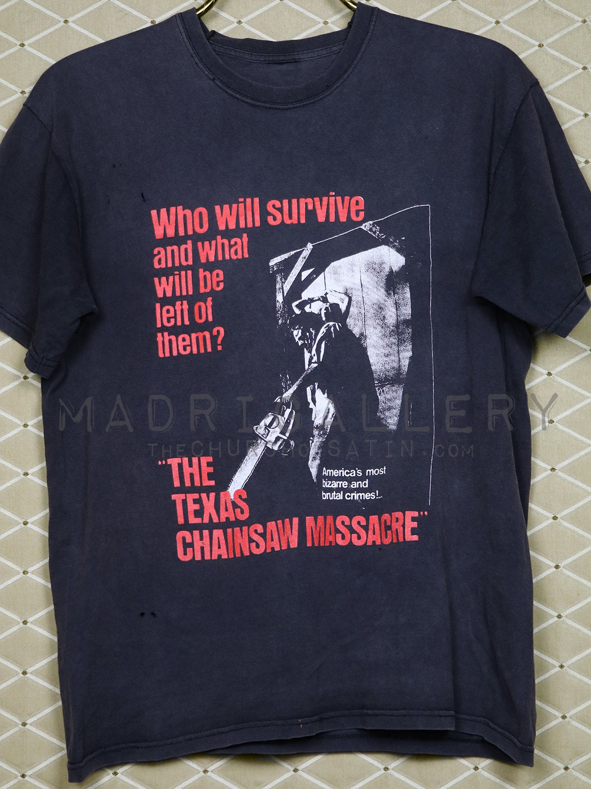 Texas Chainsaw Massacre Shirt Leatherface Horror Movie Vintage