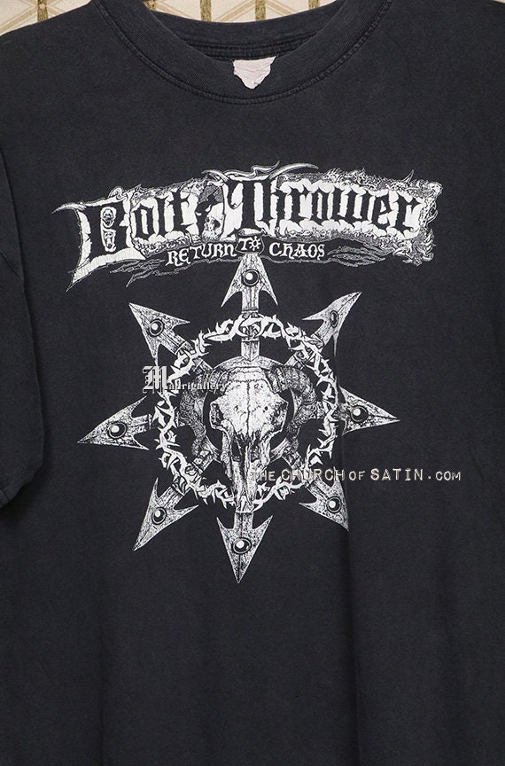 Bolt Thrower Tour Shirt, 1999 T-shirt, Benediction Asphyx Morbid
