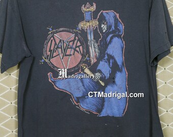 Slayer Shirt, Vintage Rare Tee Shirt, Thrash Metal Metallica