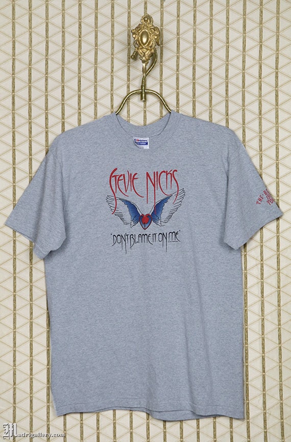 レア Stevie Nicks 1983年ツアーTシャツ Vintage 1983 Stevie Nicks Blame It On My Wild Heart Tour