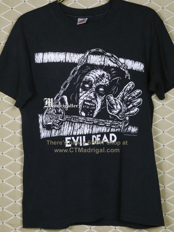 死霊のはらわたシャツ、ヴィンテージのレアなホラー映画Tシャツ