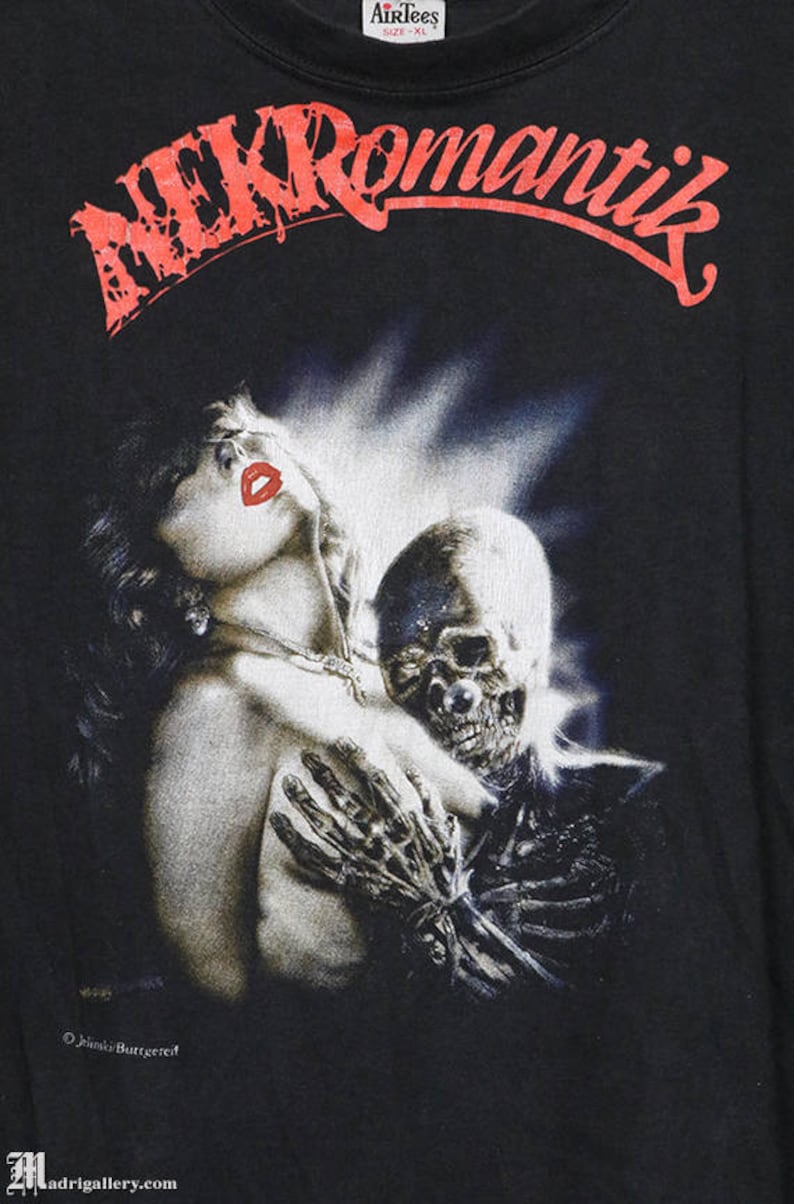 Nekromantik horror movie t-shirt, vintage tee shirt gothic punk, American Psycho Texas Chainsaw Massacre Suspiria Evil Dead Silence Lambs image 2