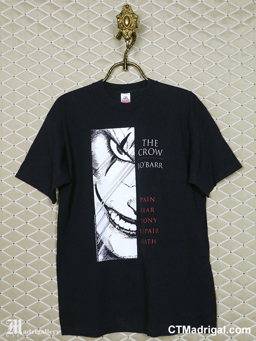 THE CROW 90s ヴィンテージ Tシャツ LIBERTY ボディブラック THE CROW 90s ヴィンテージ Tシャツ LIBERTY ボディブラック