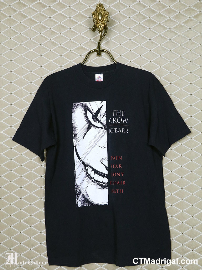 The Crow Horror Movie T-shirt, Vintage Rare Comic Tee Shirt
