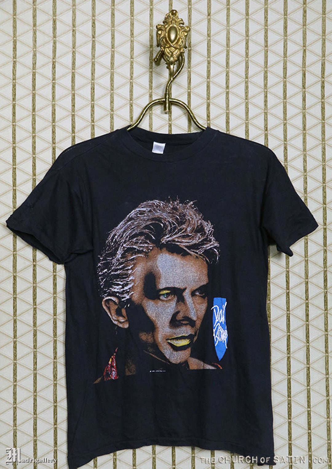 1984s DAVID BOWIE Tシャツ 1984s DAVID BOWIE Tシャツ 古着 80s USA製 David Bowie 「Lets Dance