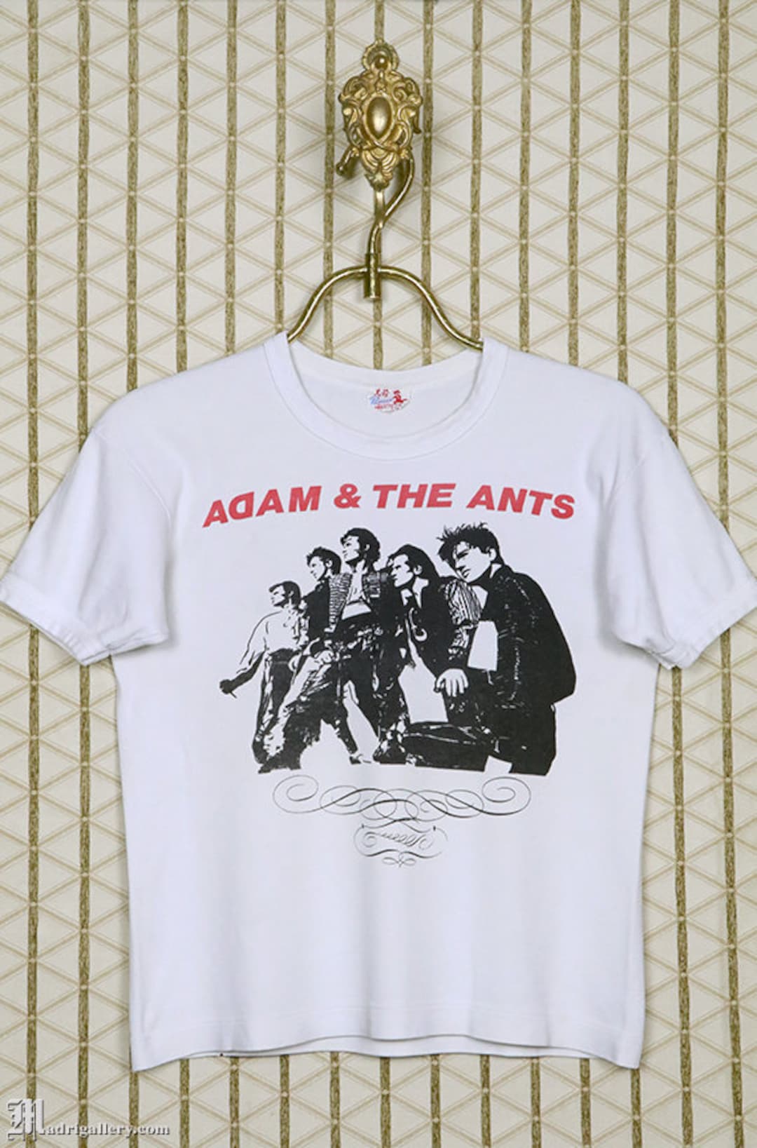 Adam Ant Vintage T-shirt, White Tee, Punk Rock, Adam and the Adam Ant Vintage T-shirt, White Tee, Punk Rock, Adam and the