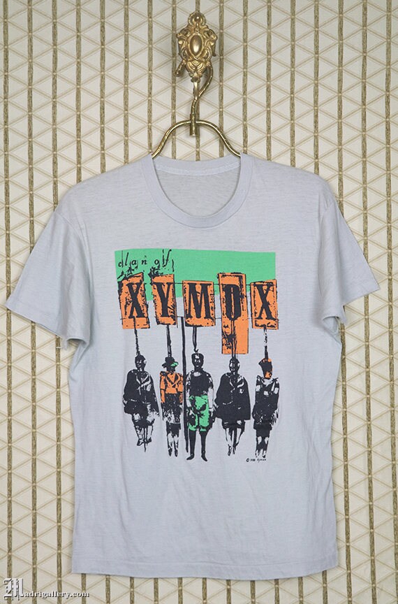 Clan Of Xymox T Shirt Vintage Rare Tee Shirt Goth Gothic 1980s 90s 4ad