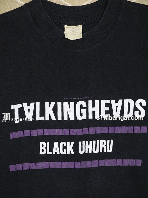 Talking Heads tour shirt 1982 vintage rare t, Dav… - image 2