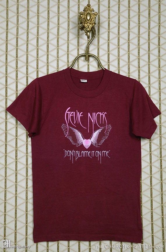 レア Stevie Nicks 1983年ツアーTシャツ Vintage 1983 Stevie Nicks Blame It On My Wild Heart Tour