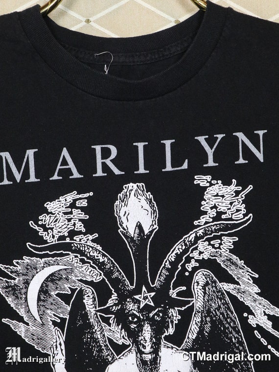 Marilyn Manson t-shirt, Baphomet vintage rare shi… - image 6