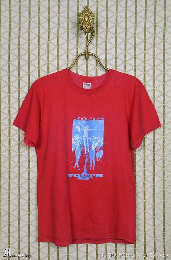 Sonic Youth t-shirt, vintage rare tee shirt, Kim G