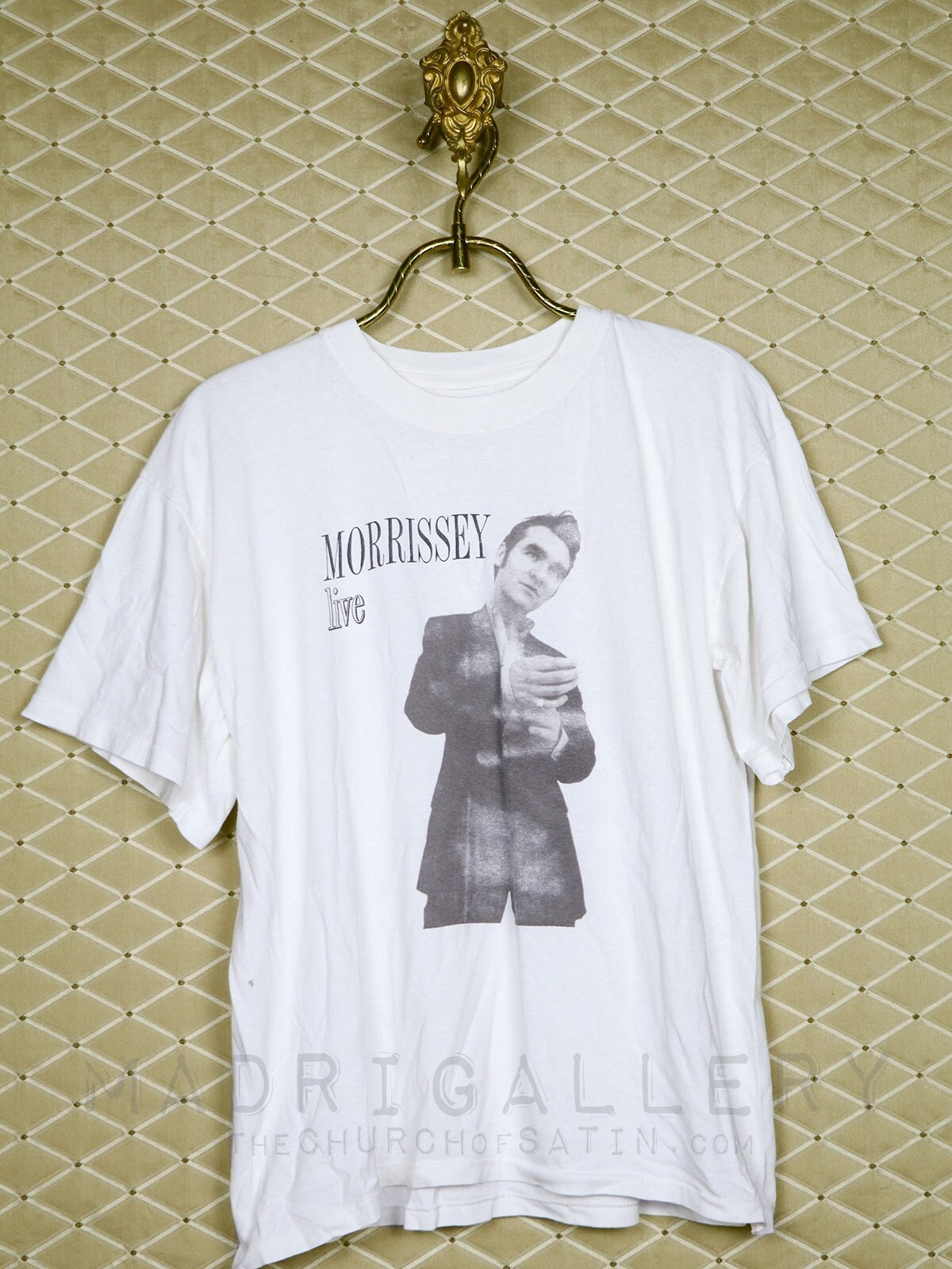 Morrissey Tour T-shirt, Smiths Vintage Rare White Shirt Joy