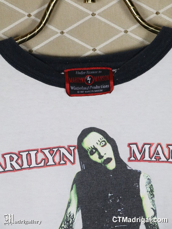 Marilyn Manson t-shirt vintage rare shirt punk go… - image 5