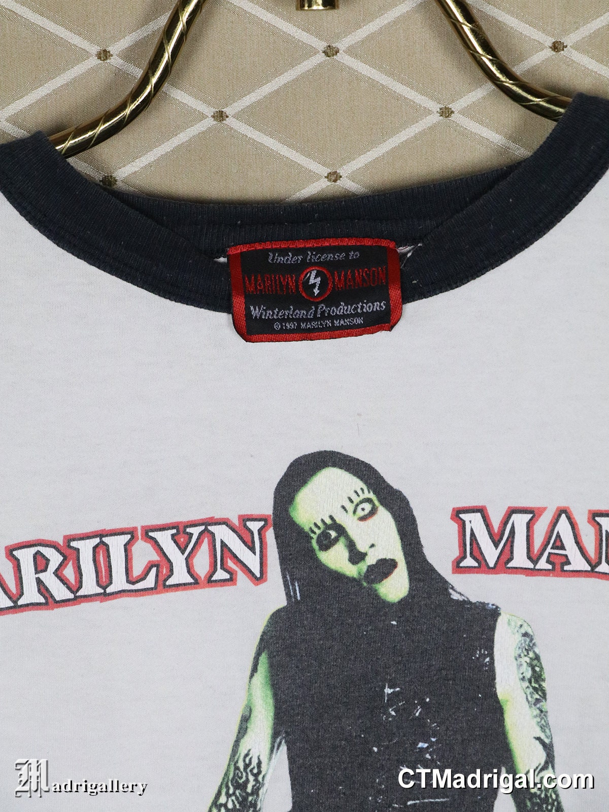 Marilyn Manson T-shirt Vintage Rare Shirt Punk Goth Cradle Marilyn Manson T-shirt Vintage Rare Shirt Punk Goth Cradle