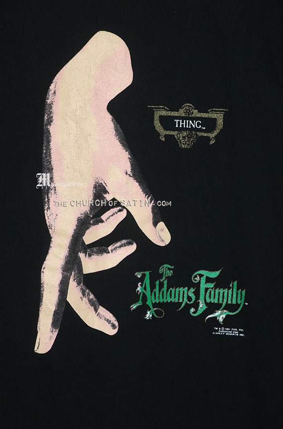 1991 the addams family t shirt vintage The Thing | eBay