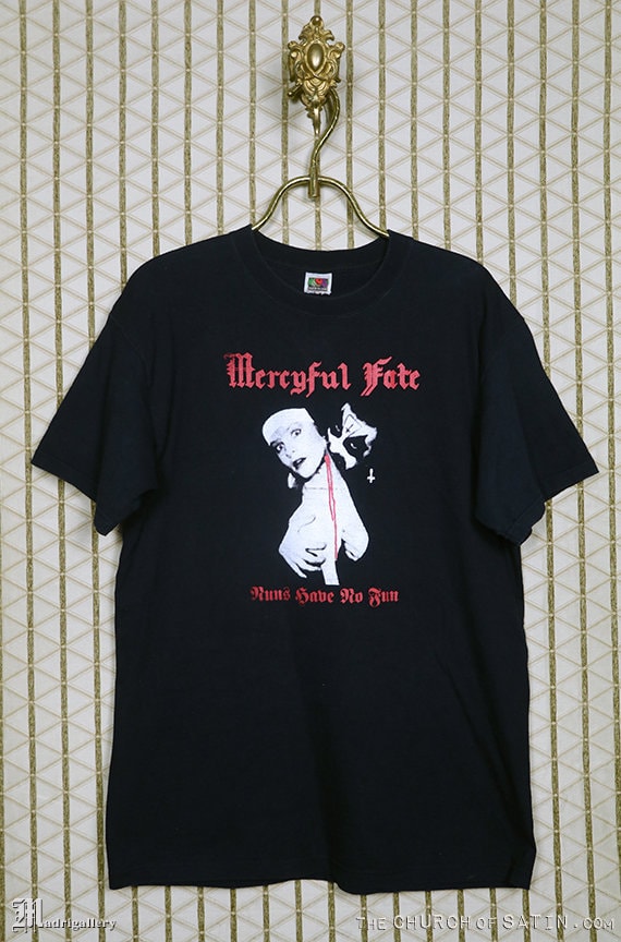 マーシフル・フェイトのTシャツ、ヴィンテージ、レア、ナン・メタル