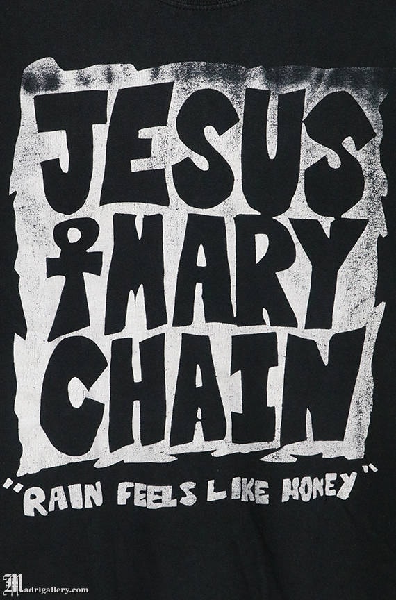 The Jesus and Mary Chain T-shirt, Vintage Rare Black Tee