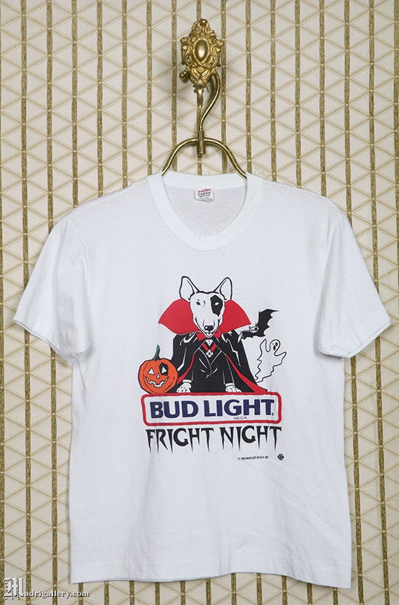 Spuds, Halloween Bud Budweaiser t-shirt, Dracula w