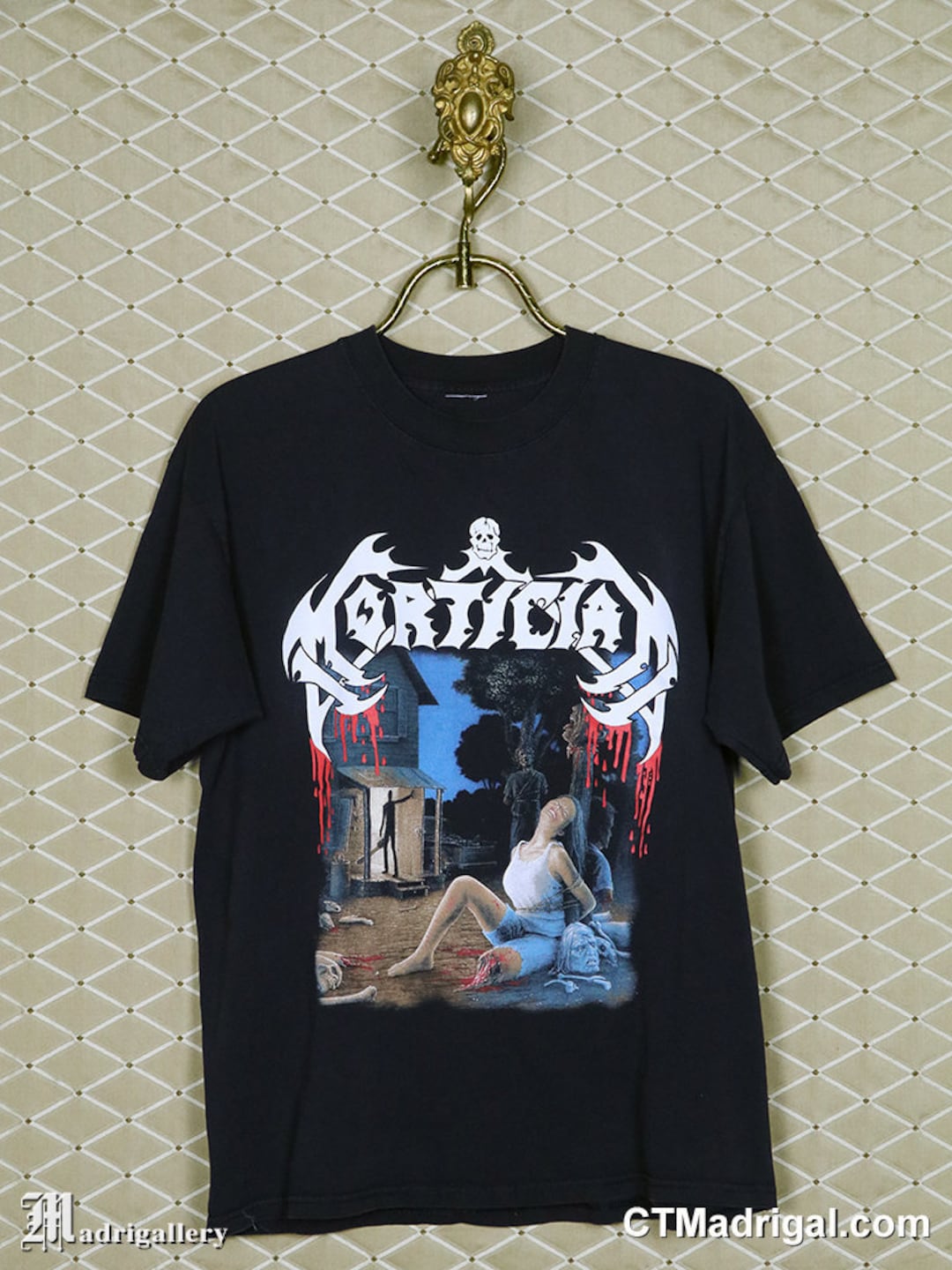 【DISCERNMENT】Archive Over Half T-Shirt Vintage Metalocalypse Dethklok T Shirt XL Adult Swim Cartoon