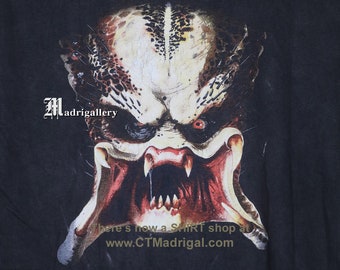 Predator shirt, horror movie vintage rare t-shirt Alien Aliens Terminator Bladerunner Star Wars Trek The Thing Species H.R. Giger Sci-Fi
