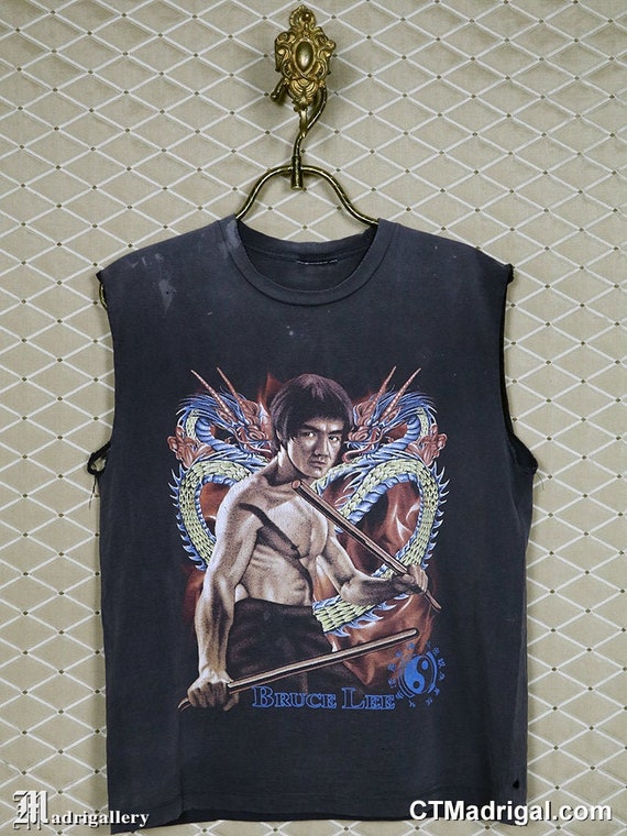 Bruce Lee shirt, vintage rare T-shirt, The Crow m… - image 1