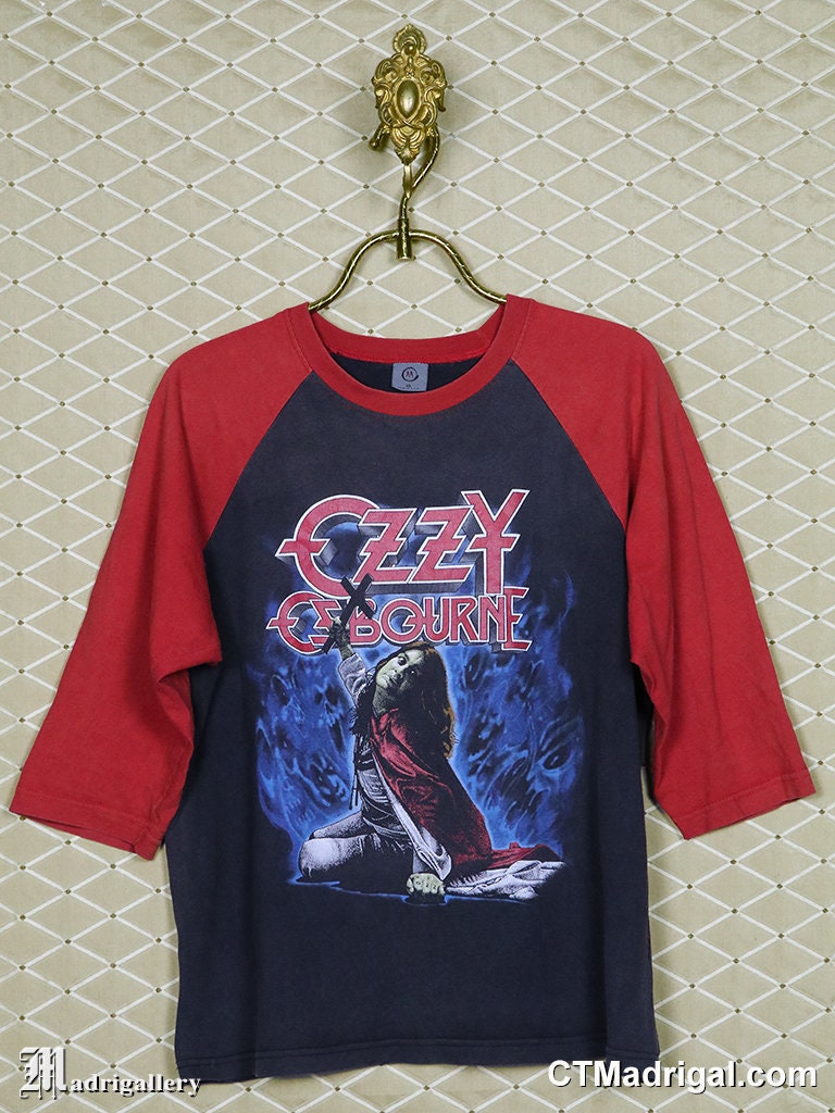 Ozzy T-shirt, Vintage Rare Osbourne Tee Shirt Black Sabbath Ozzy T-shirt, Vintage Rare Osbourne Tee Shirt Black Sabbath