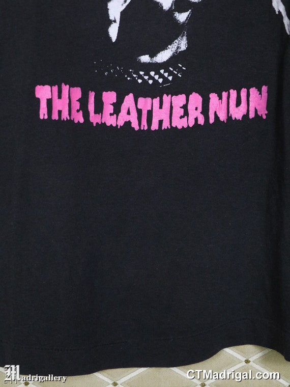LEATHER NUN t-shirt vintage rare shirt Chrome Throbbing Gristle Psychic TV Coil Helios Creed Swans Severed Heads Tuxedomoon Pain Teens View 4