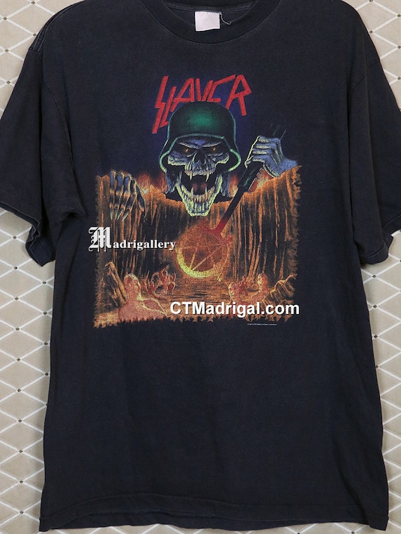 Slayer shirt, vintage rare thrash metal shirt, Me… - image 2