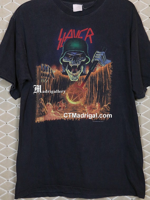 Slayer Shirt, Vintage Rare Thrash Metal Shirt, Metallica Megadeth
