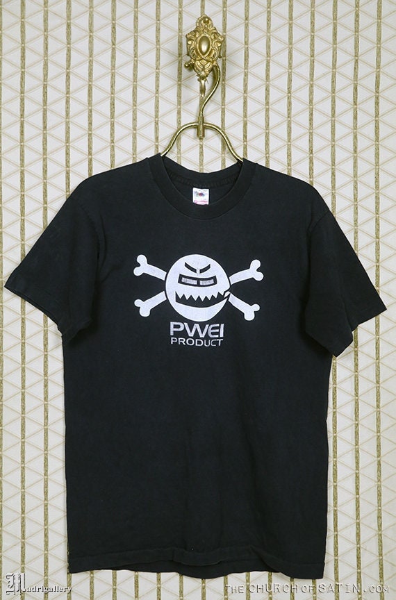 PWEI vintage t-shirt, Pop Will Eat Itself, faded b