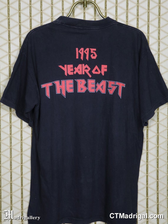 Iron Maiden Shirt, Year of the Beast T-shirt, Vintage Rare