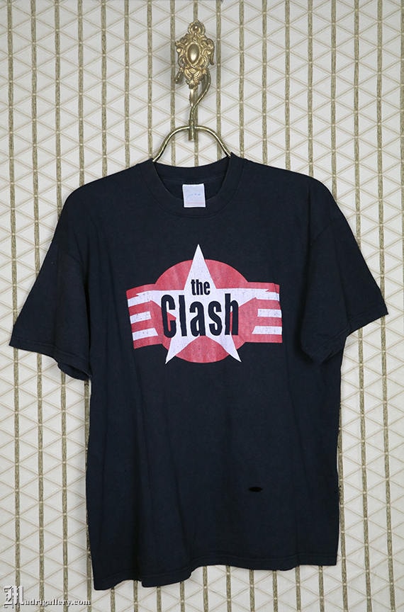 The Clash shirt, vintage rare T-shirt, 1980s SCREE