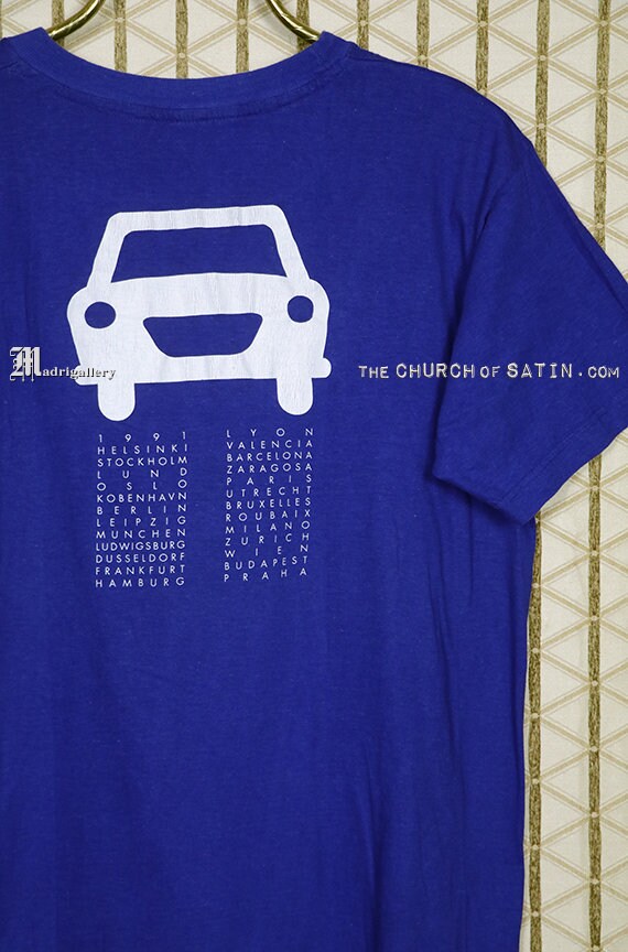 クラフトヴェルクのツアーシャツ、1991年のアウトバーンTシャツ